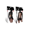 CRD COLLAR JACKET AND MINI SKIRT, L