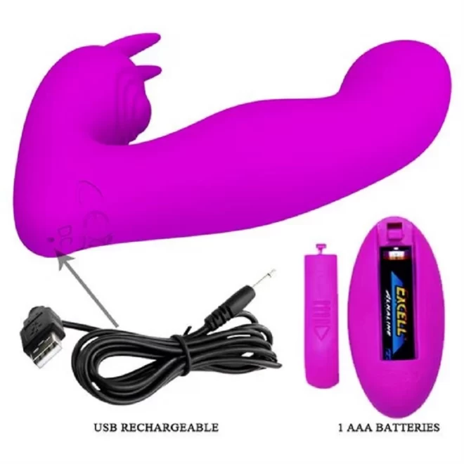 Wibrator do punktu G i łechtaczki z pilotem Josephine G-spot Massager