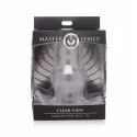 Przezroczysta zatyczka analna z otworem - Clear View Hollow Anal Plug - X-Large