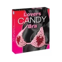 Jadalny staniczek z różowych cukierków Lovers Candy Bra 280g