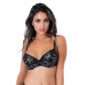 Biustonosz Demi Bra With Floral Lace