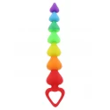 Koraliki analne Rainbow Heart Beads