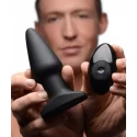 Korek analny z wirowaniem ina pilot - Gyro-R Vibrating Rimming Prostate Plug With Remote Control