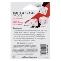 Tempt & Tease Dados - ESPANOL