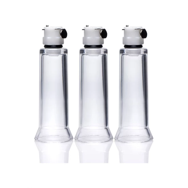 Clit and nipple cylinders 3-piece set