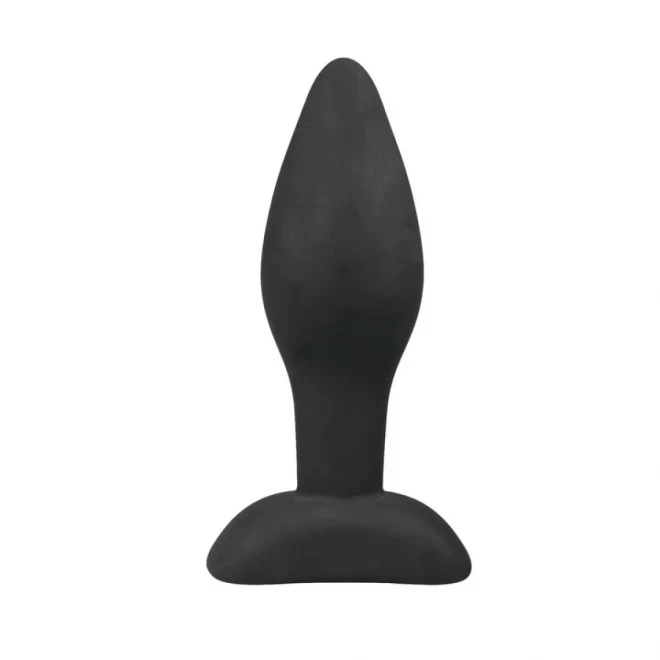 Korek analny - Small Black Silicone Buttplug S