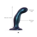 DILDO PLUG SNAKY BLEU METALLIC - M