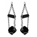 Kajdanki do podwieszania Fur Lined Nubuck Leather Suspension Cuffs with Grip