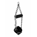 Kajdanki do podwieszania Fur Lined Nubuck Leather Suspension Cuffs with Grip