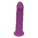 REAL LOVE DILDO 7.5INCH FUCHSIA