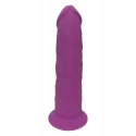 REAL LOVE DILDO 7.5INCH FUCHSIA