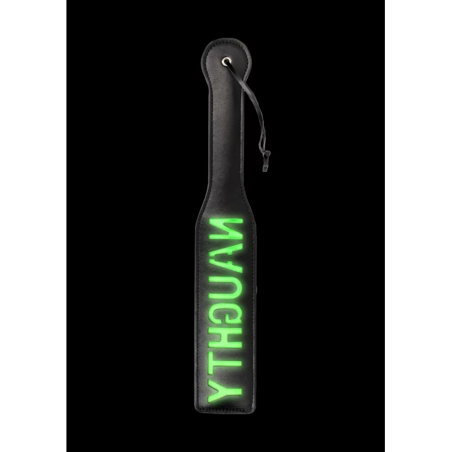 'naughty'' paddle - glow in the dark