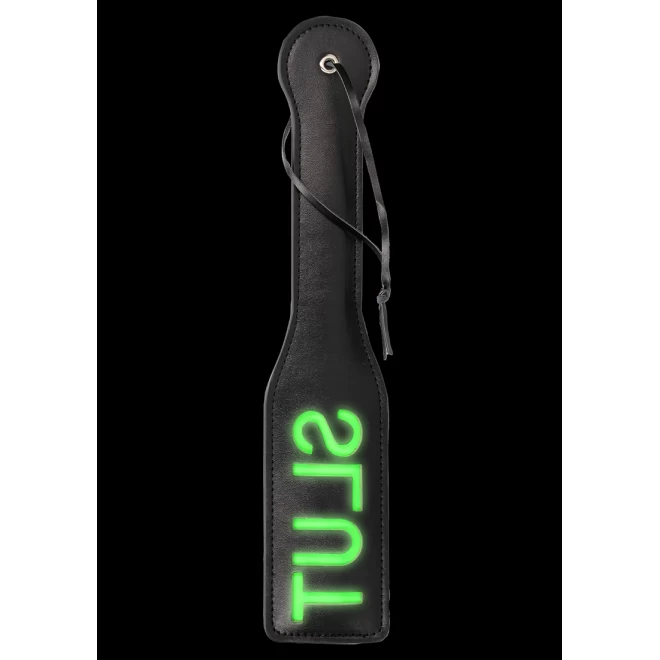 'slut'' paddle - glow in the dark