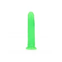 Slim dildo suction cup - gitd - 9'' / 22,5 cm