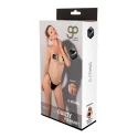 GP GENUINE LEATHER THONG BLACK, XXL