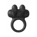 RAMROD RABBIT VIBRATING COCKRING BLACK