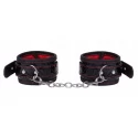 Kajdanki Restraint Me Handcuffs Black/Red