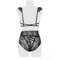 Grey velvet 2-teiliges cap sleeves bh set 
