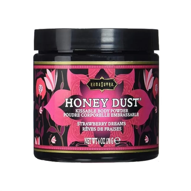 Jadalny, truskawkowy puder do ciała Kama Sutra Honey Dust Strawberry Dreams 226 gr