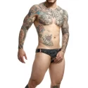 Bielizna jockstrap z ringiem metalowym