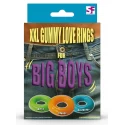 Jadalne ringi na penisa Big Boy Gummy Love Rings 3szt.