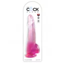 King Cock Clear 10" w balls