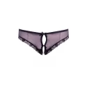 BARELY BARE DOUBLE WINDOW PANTY BLACK