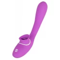 Wibrator ze stymulatorem łechtaczki 2 Function Bendable Vibe