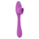Wibrator ze stymulatorem łechtaczki 2 Function Bendable Vibe