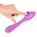 Wibrator ze stymulatorem łechtaczki 2 Function Bendable Vibe