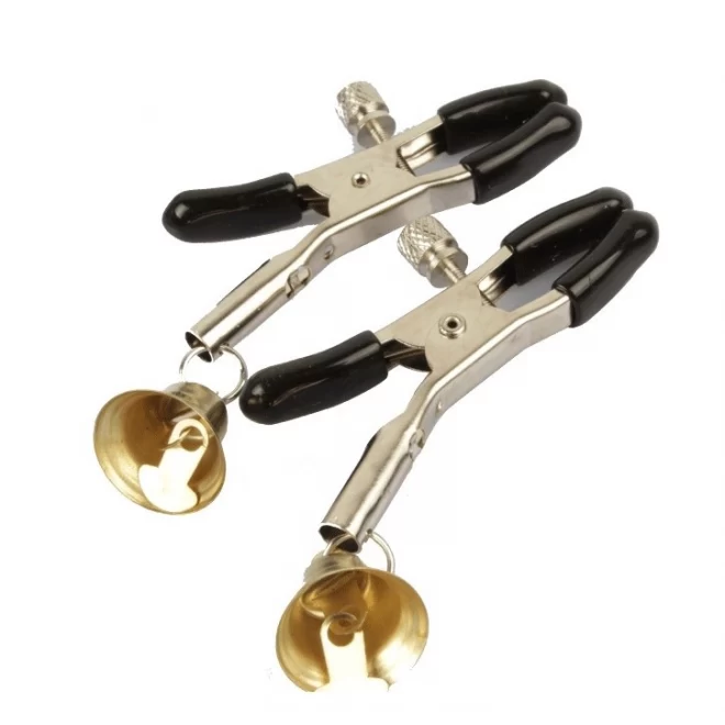 Zaciski na sutki Nipple Clamps with Gold Bell