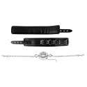 Kajdanki z pierścieniem na penisa Fetish Collection Hand Cuffs & Cock Ring