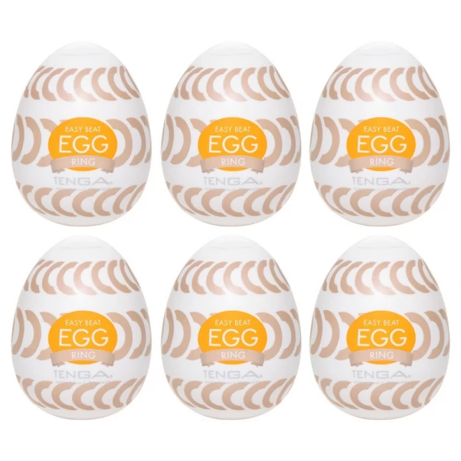 Zestaw masturbatorów w kształcie jajeczka TENGA Egg Ring