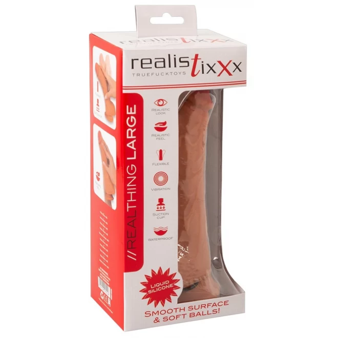 Dildo z wibracją Realistixxx Real Thing Large