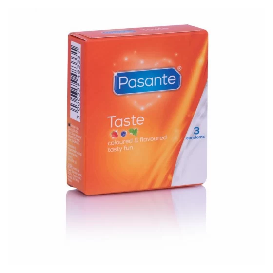 Owocowe prezerwatywy Pasante Flavours 3 szt.