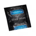 Czarne prezerwatywy Pasante Black Velvet 144 szt.