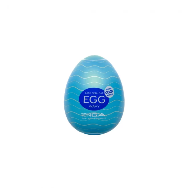 Masturbator w kształcie jajeczka Tenga Egg Wavy Cool