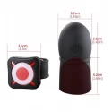 Super Striker Penis Sleeve with Vibrations - Black