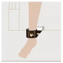 Pasy do krępowania nóg mocowane pod drzwiami Upko Under the Door Ankle Restraints