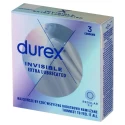 Super cienkie prezerwatywy z dodatkowym nawilżeniem Durex Invisible 3 szt.