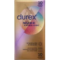 Prezerwatywy Durex Nude Extra Lube 10szt.