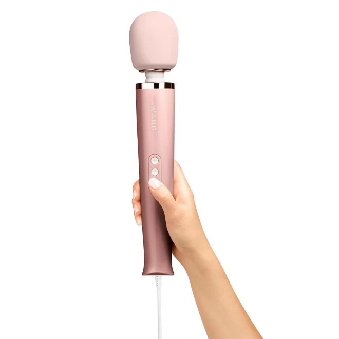 Le wand powerful plug-in vibrating massager rose gold