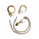 Butt plug & binding chain set(including handcuffs)