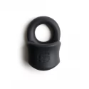 Liquid silicone baller ring black