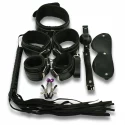 BDSM Lust 7 Piece Set Black Guilty Toys
