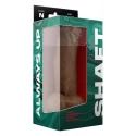 SHAFT MODEL N 8.5 INCH LIQUID SILICONE DONG WITH BALLS PINE