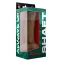 SHAFT MODEL N 9.5 INCH LIQUID SILICONE DONG WITH BALLS PINE