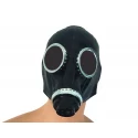 Eye caps full rubber gas mask