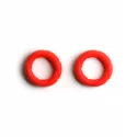 Liquid silicone ready rings 2-pack red