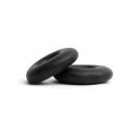 Stacker rings 2-pack black